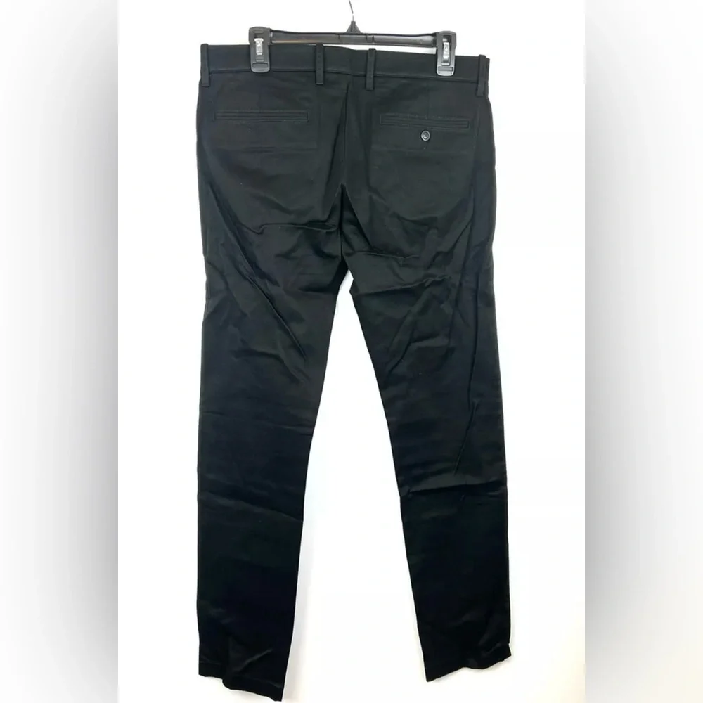 J Crew Men’s Black Slim Fit Stretch Chino Pants Size 32W X 34L